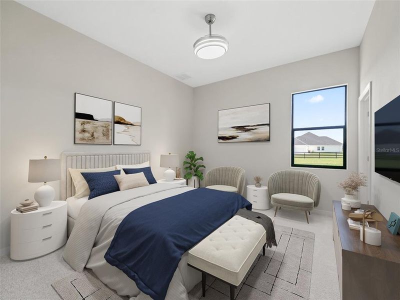 Furnished interior view inside a new home in , Ocala (Image 55).