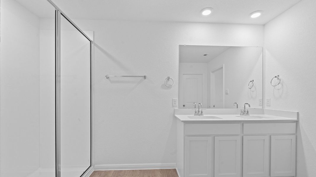 Furnished interior view inside a new home in Carillon, Manor (Image 9).