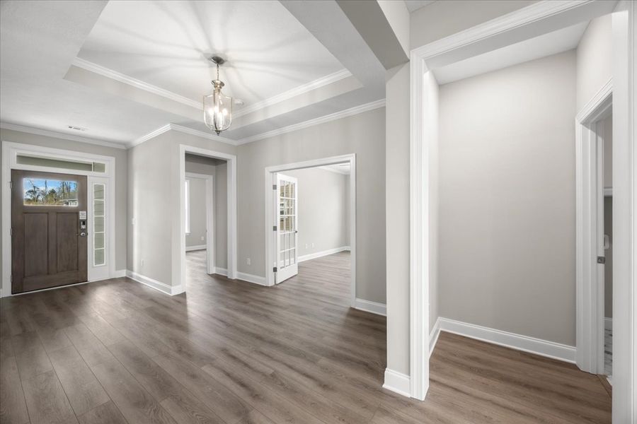 Spacious, unfurnished interior of a new home in Sinclair at Crawford Creek, Grovetown (Image 16). Spacious, unfurnished interior of a new home in Sinclair at Crawford Creek, Grovetown (Image 16).