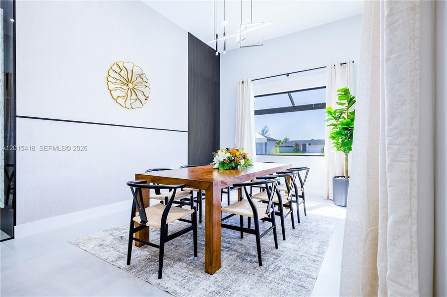 Furnished interior view inside a new home in , Cape Coral (Image 19).