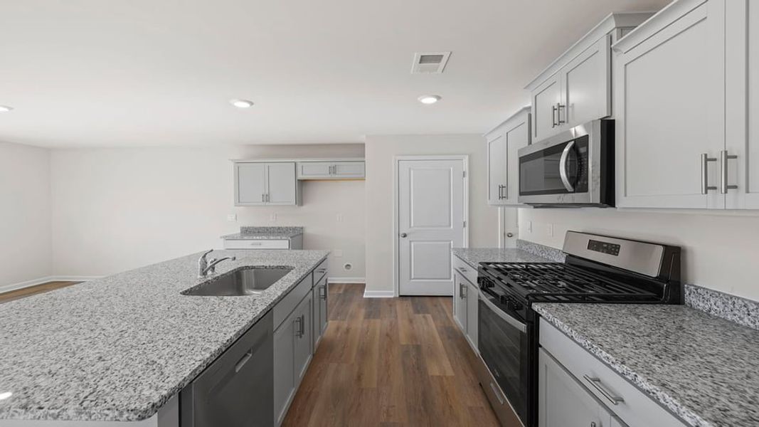 Furnished interior view inside a new home in Cloverdale Hills, Piedmont (Image 6).