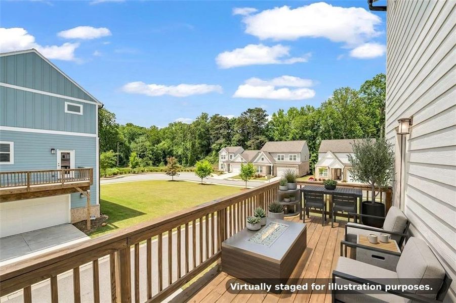 Exterior details and patio area of a home in , Lawrenceville (Image 3).