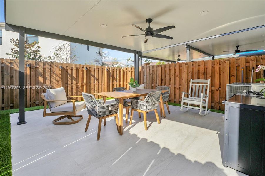 Exterior details and patio area of a home in , Homestead (Image 3).
