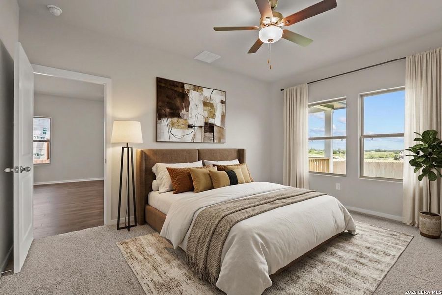 Furnished interior view inside a new home in The Parklands, Schertz (Image 9).