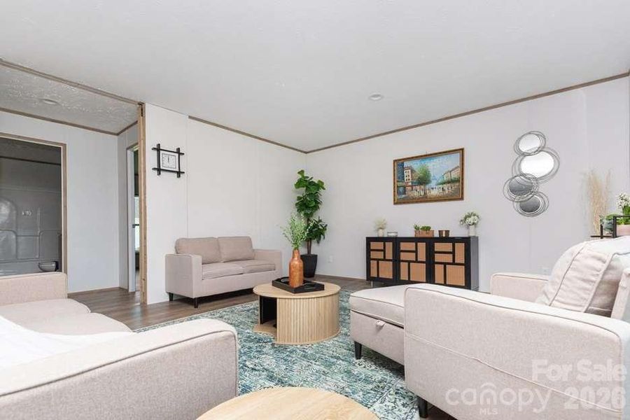 Furnished interior view inside a new home in , Newton (Image 13).