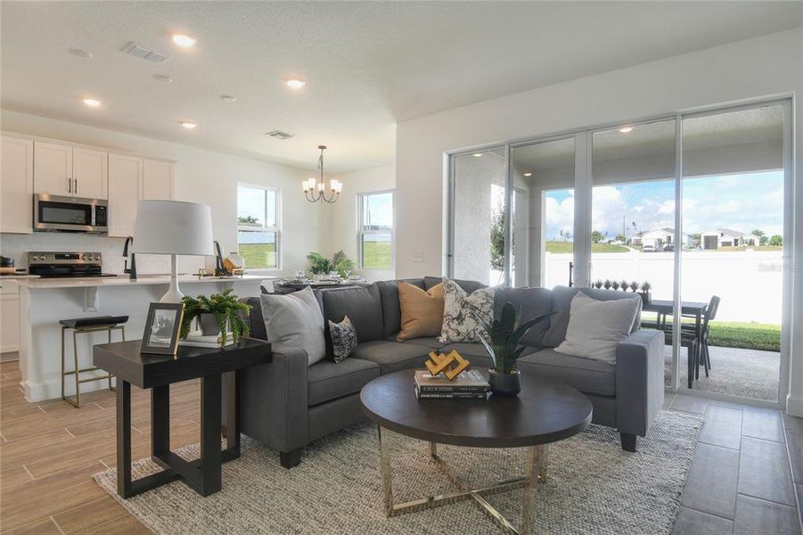 Furnished interior view inside a new home in , Winter Haven (Image 2).