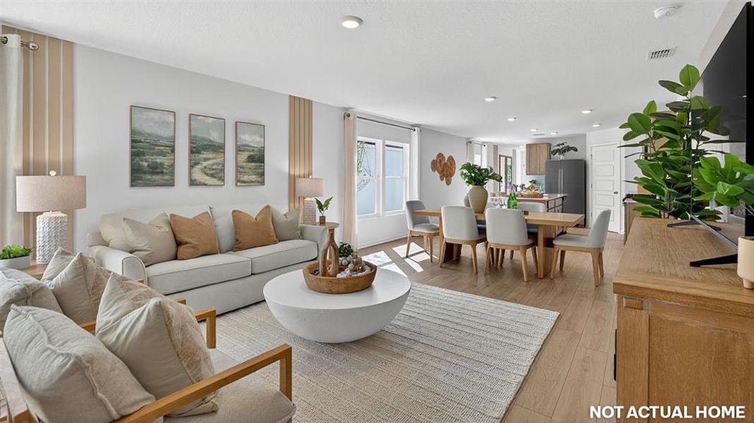 Furnished interior view inside a new home in , Bunnell (Image 16).