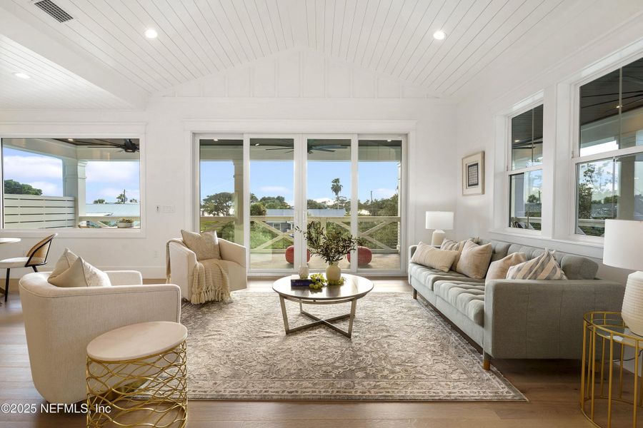 Furnished interior view inside a new home in , St. Augustine (Image 32).