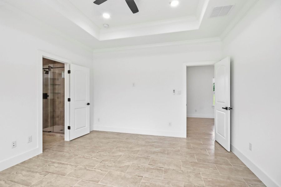 Primary bedroom on first floor.