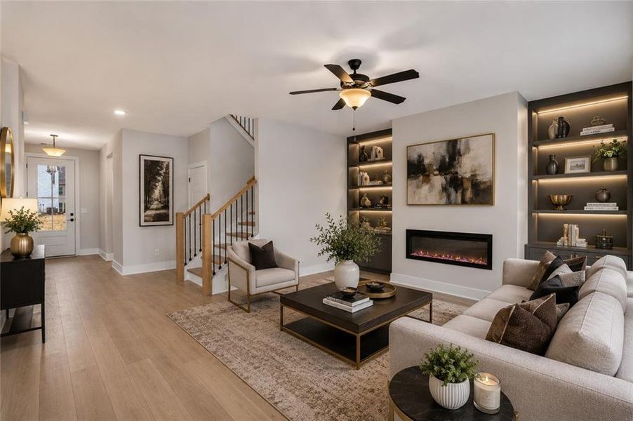 Furnished interior view inside a new home in , Villa Rica (Image 35).