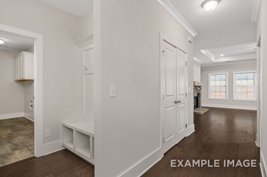 Representative unfurnished interior of a home built from the The Rockford D by Davidson Homes LLC in The Reserve at Potranco Oaks, Castroville (Image 14).