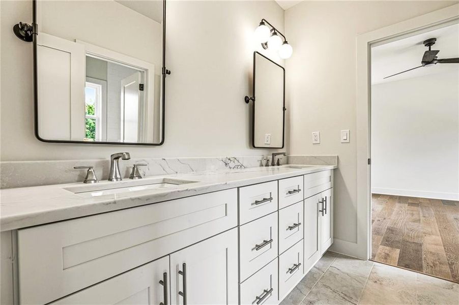 Furnished interior view inside a new home in , Atlanta (Image 11).