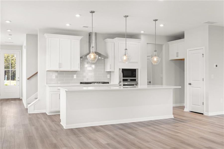 Furnished interior view inside a new home in Lake Shore, Winder (Image 3).