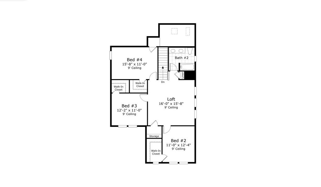 2D floor plan layout for the The Cypress by Providence Homes (Florida) in Seabrook Village at Seabrook, Nocatee, FL (Image 6). 2D floor plan layout for the The Cypress by Providence Homes (Florida) in Seabrook Village at Seabrook, Nocatee, FL (Image 6).