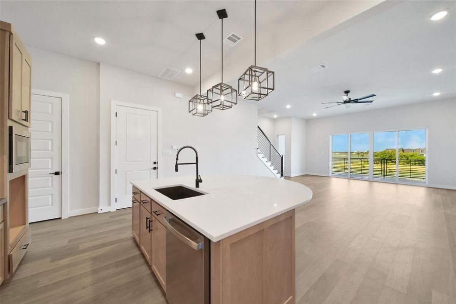 Furnished interior view inside a new home in Lago Pointe, Seabrook (Image 13).