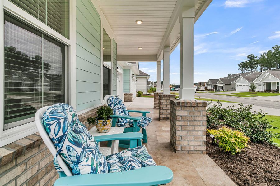 Exterior details and patio area of a home in , Summerville (Image 33).