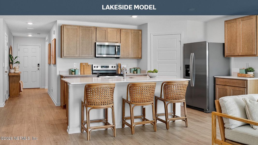 Furnished interior view inside a new home in The Arbors, Jacksonville (Image 8).