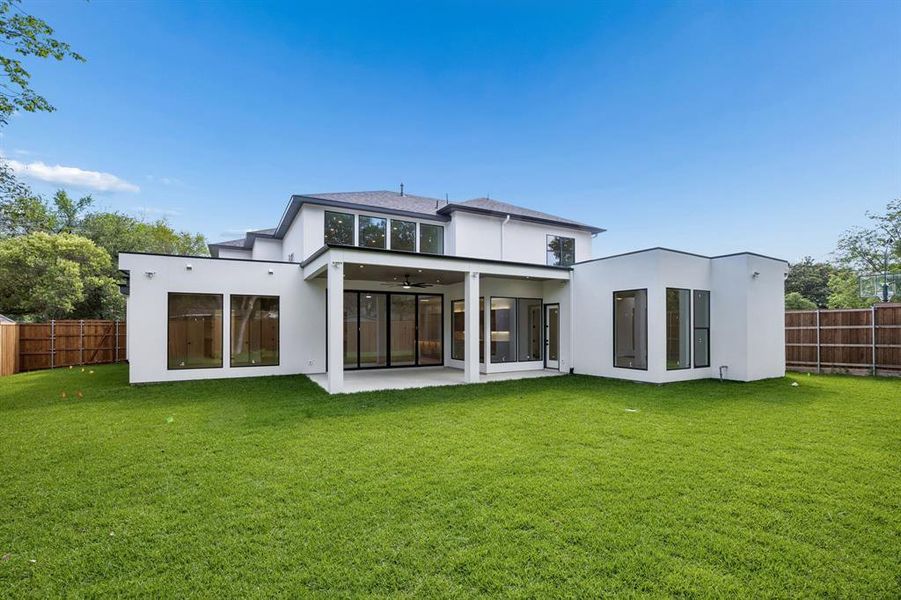 Large backyard!
