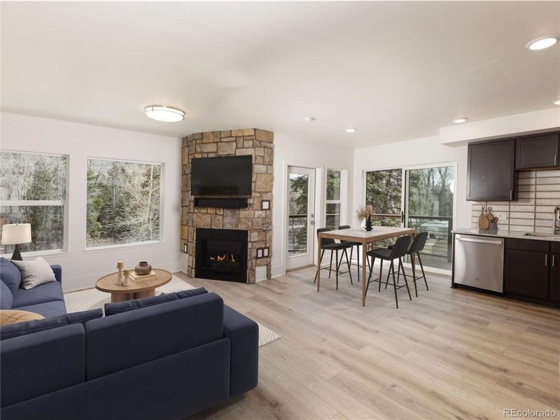 Furnished interior view inside a new home in , Silverthorne (Image 8).