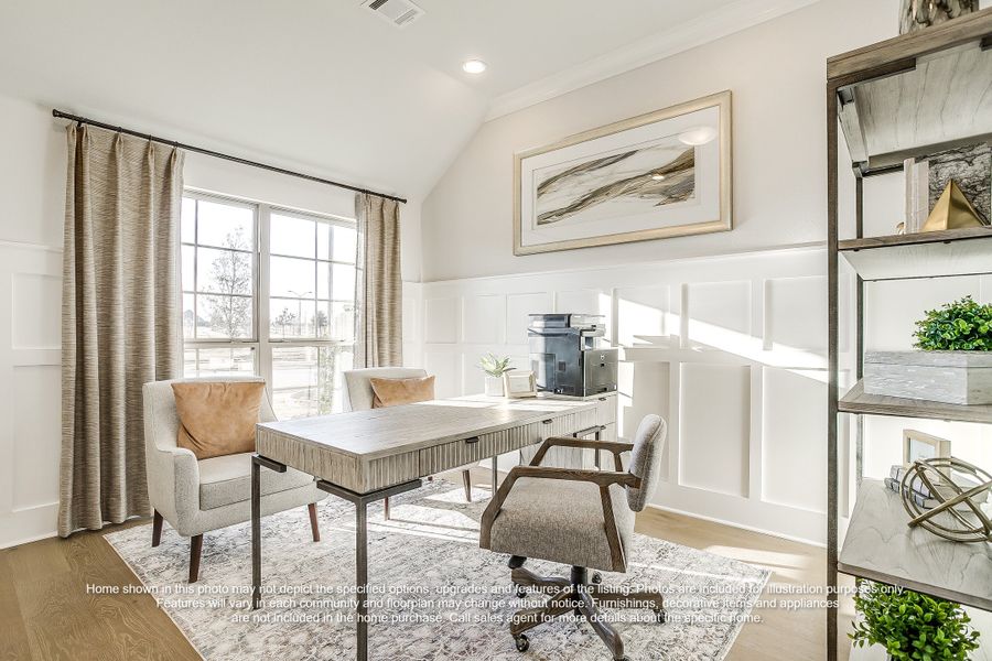 Furnished interior view inside a new home in Chapel Ridge, Waco (Image 8).