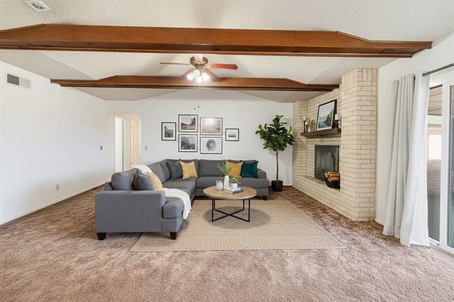 Furnished interior view inside a new home in , Paris (Image 8).