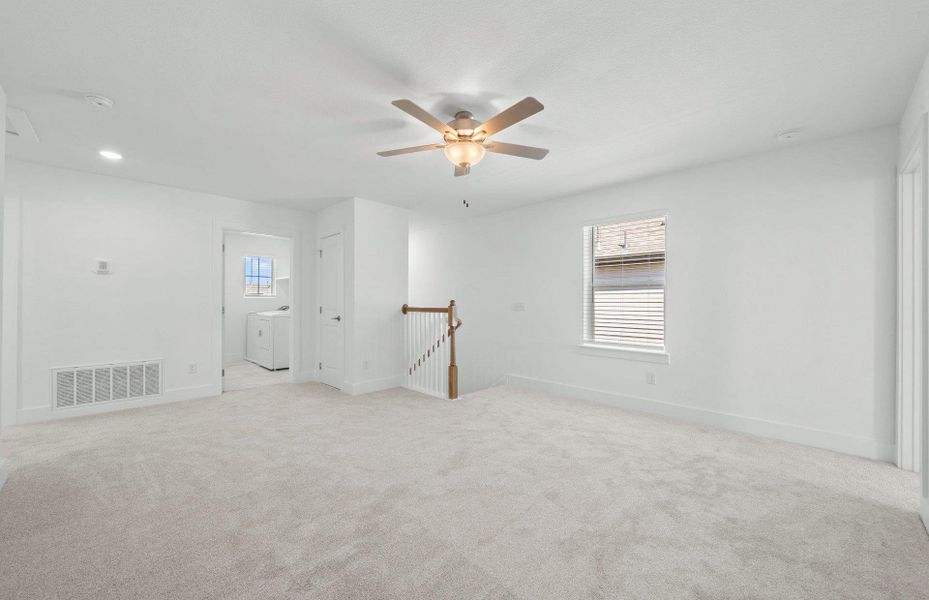 Spacious, unfurnished interior of a new home in Crosswinds, Kyle (Image 17). Spacious, unfurnished interior of a new home in Crosswinds, Kyle (Image 17).
