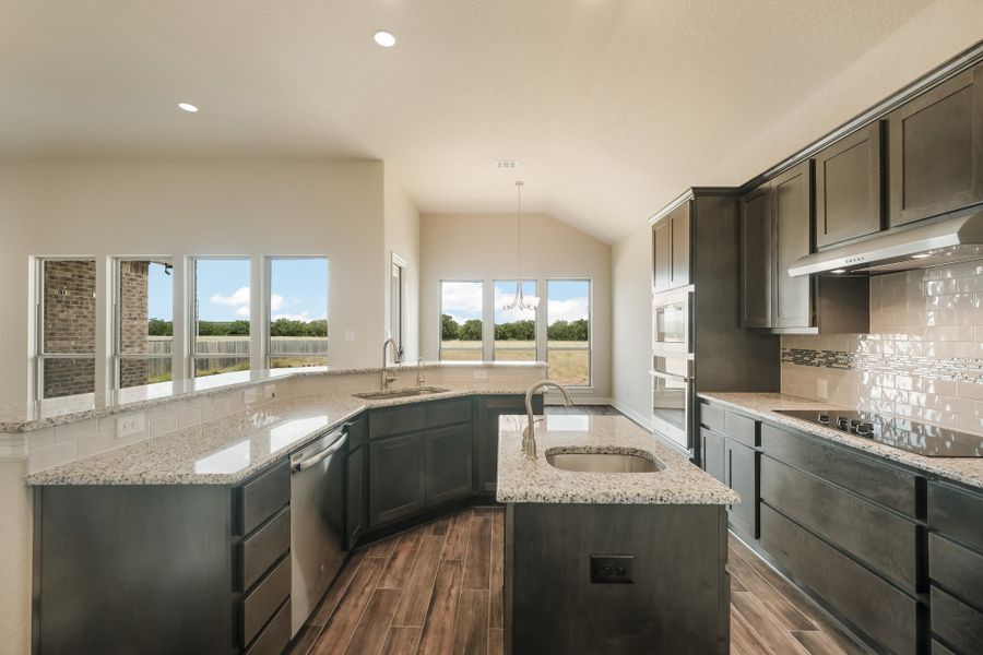 Representative furnished interior of a home built from the The Brighton by Whitestone Custom Homes in Johnson Ranch, Bulverde (Image 9). Representative furnished interior of a home built from the The Brighton by Whitestone Custom Homes in Johnson Ranch, Bulverde (Image 9).