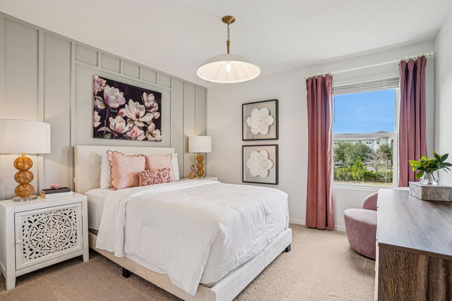 Representative furnished interior of a home built from the Powell by Risewell Homes in Thompson Village Townhomes, Apopka (Image 17).