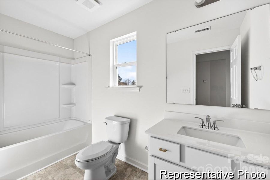 Furnished interior view inside a new home in Morgan Hills, Albemarle (Image 30).