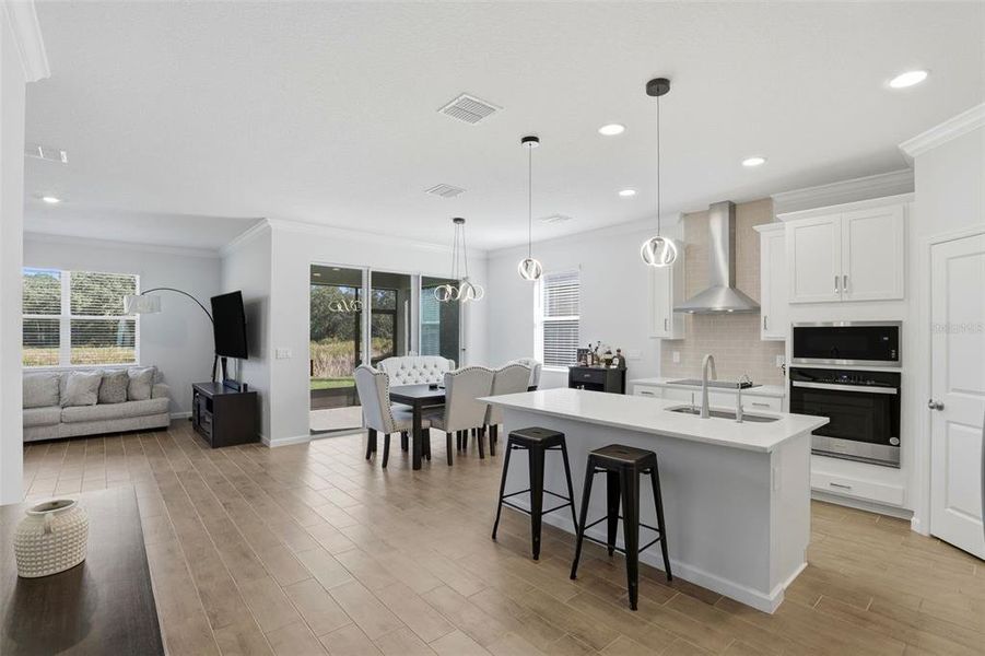 Furnished interior view inside a new home in Lakewood Park, Deland (Image 14). Furnished interior view inside a new home in Lakewood Park, Deland (Image 14).
