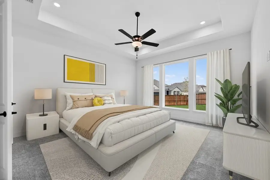 Representative furnished interior of a home built from the Sardonyx by Taylor Morrison in The Ridge at Northlake, Argyle (Image 8).