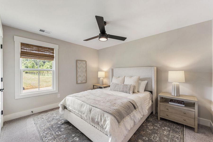 Representative furnished interior of a home built from the Savannah by Hunter Quinn Homes in Autumn Mill, Seneca (Image 44).