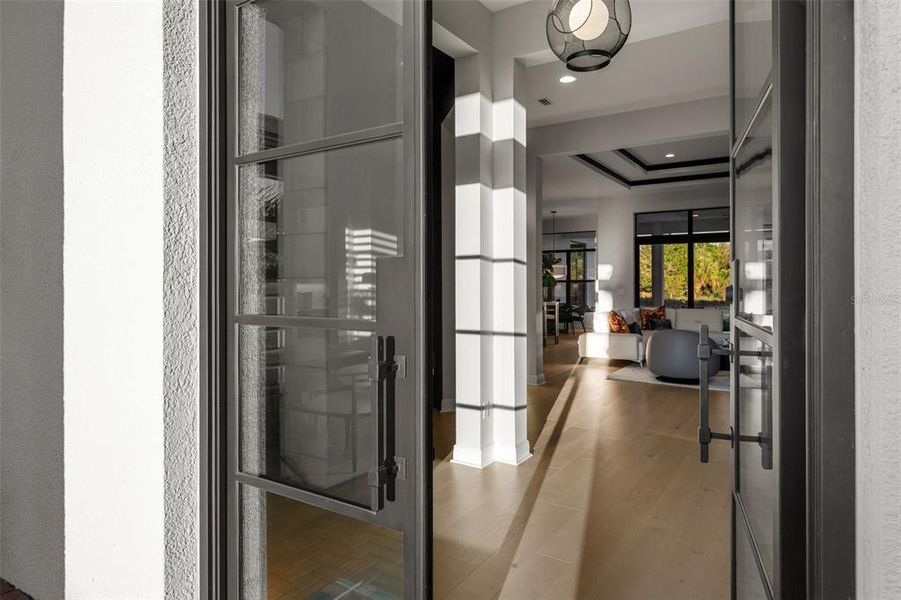 Exterior details and patio area of a home in , Sarasota (Image 35).