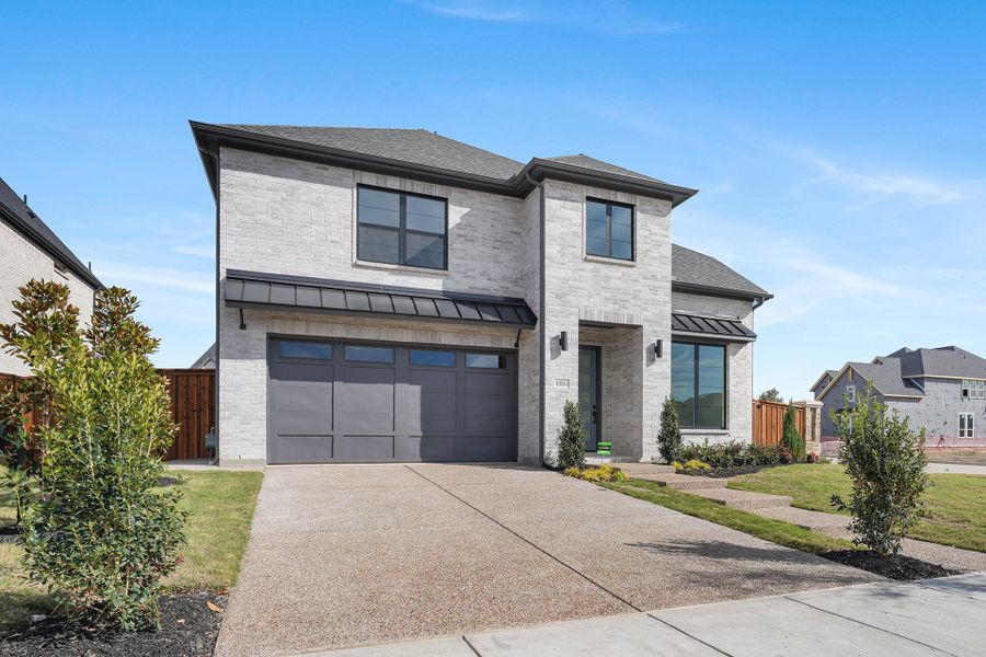 Front exterior of a new home in Inspiration - Paradise Village, Lucas, TX, highlighting curb appeal (Image 24).