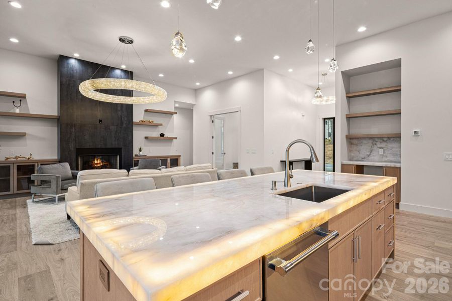 Furnished interior view inside a new home in , Horse Shoe (Image 10).