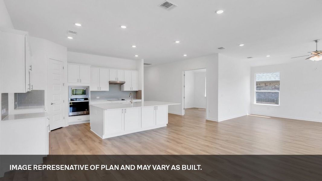Furnished interior view inside a new home in Rosenbusch Ranch, Leander (Image 7). Furnished interior view inside a new home in Rosenbusch Ranch, Leander (Image 7).
