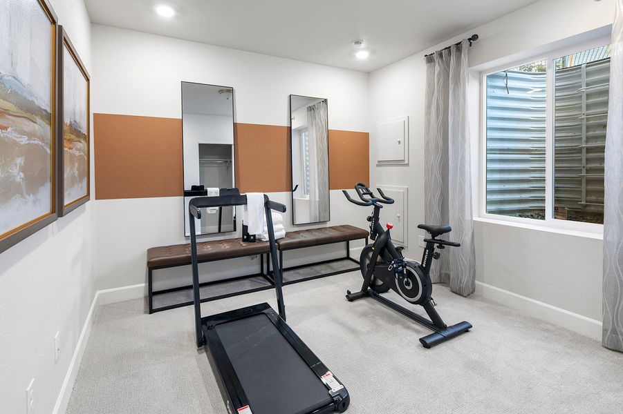 Representative furnished interior of a home built from the 3 by Tri Pointe Homes in Sugar Mill Village, Longmont (Image 10).