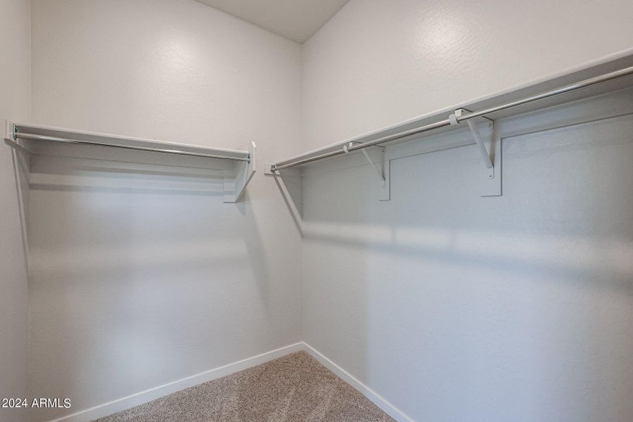 Primary walk-in closet