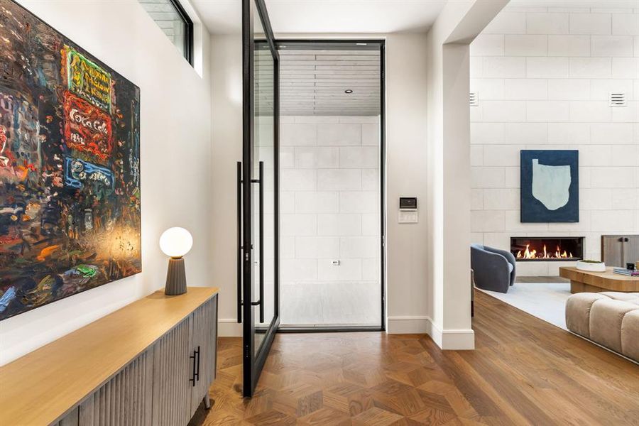 Furnished interior view inside a new home in , Dallas (Image 27).