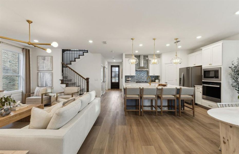 Open concept living *model representation