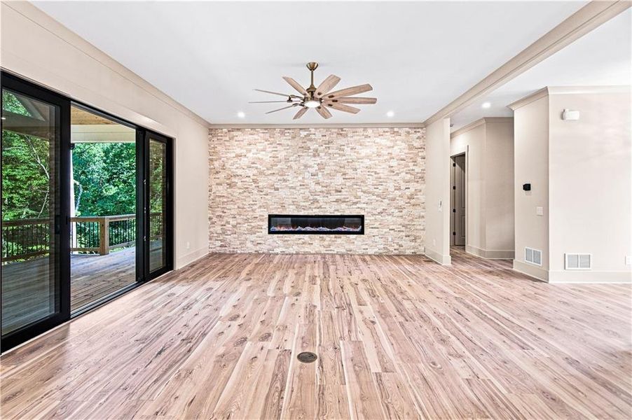 Spacious, unfurnished interior of a new home in , Flowery Branch (Image 32). Spacious, unfurnished interior of a new home in , Flowery Branch (Image 32).