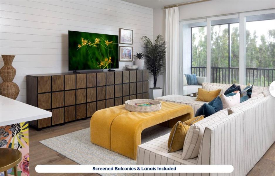 Furnished interior view inside a new home in Wellen Park, Venice (Image 11).