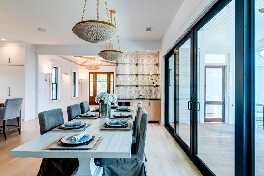 Furnished interior view inside a new home in , Sullivan's Island (Image 15).