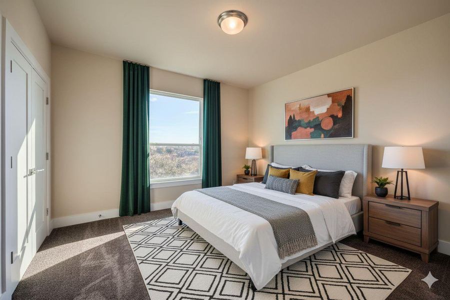 Furnished interior view inside a new home in Chester Ranch Place, Round Rock (Image 10).