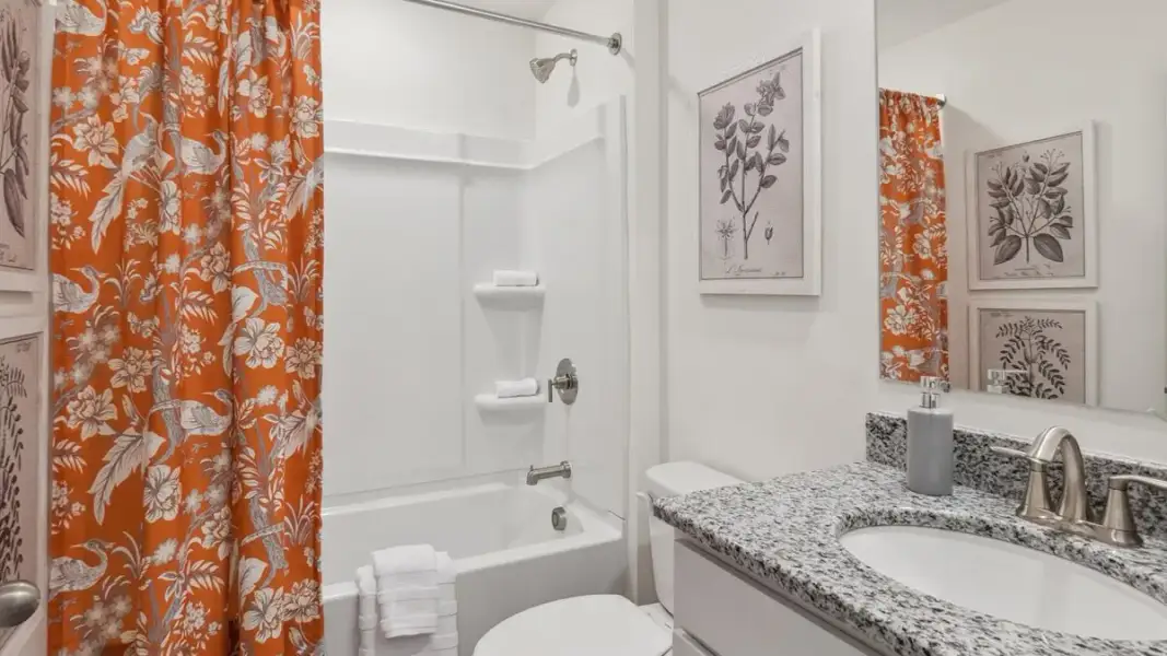 Representative furnished interior of a home built from the Altamont Townhome by D.R. Horton in Oak Vista, Knoxville (Image 14).