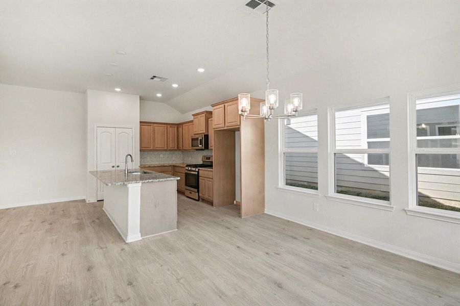 Furnished interior view inside a new home in Clear View Estates, Willis (Image 6).