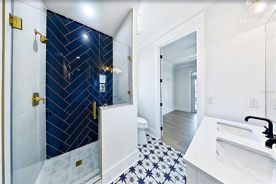 Furnished interior view inside a new home in , Placida (Image 16).