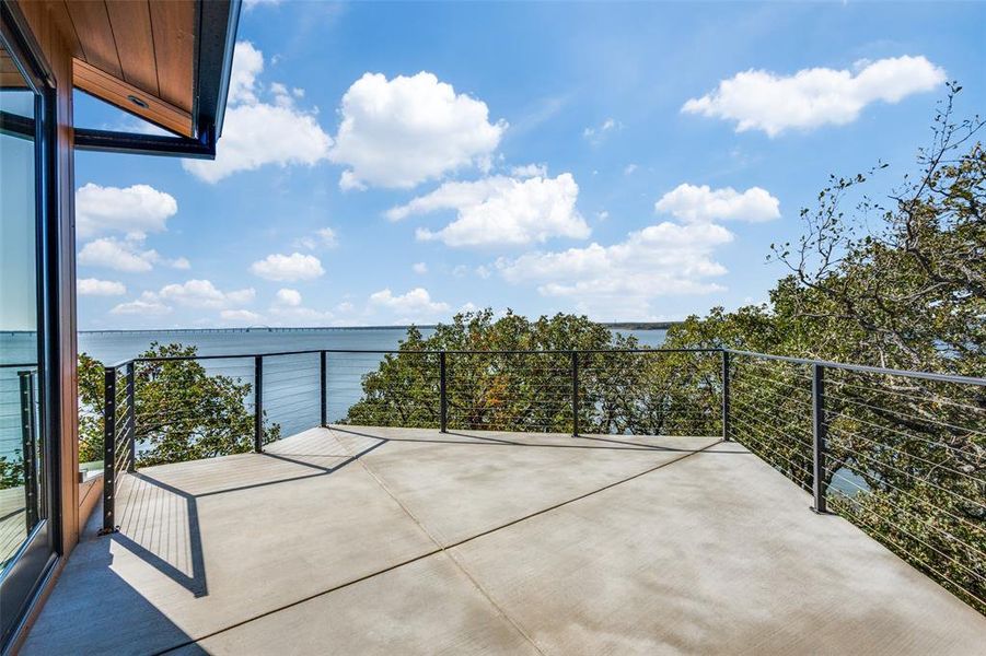 Exterior details and patio area of a home in , Oak Point (Image 19). Exterior details and patio area of a home in , Oak Point (Image 19).