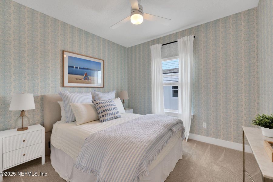 Furnished interior view inside a new home in North Beach Townhomes, Jacksonville Beach (Image 12).
