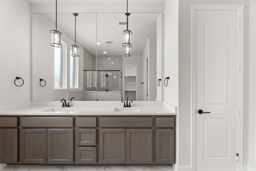 Furnished interior view inside a new home in Nelson Lake Estates, Rockwall (Image 12).